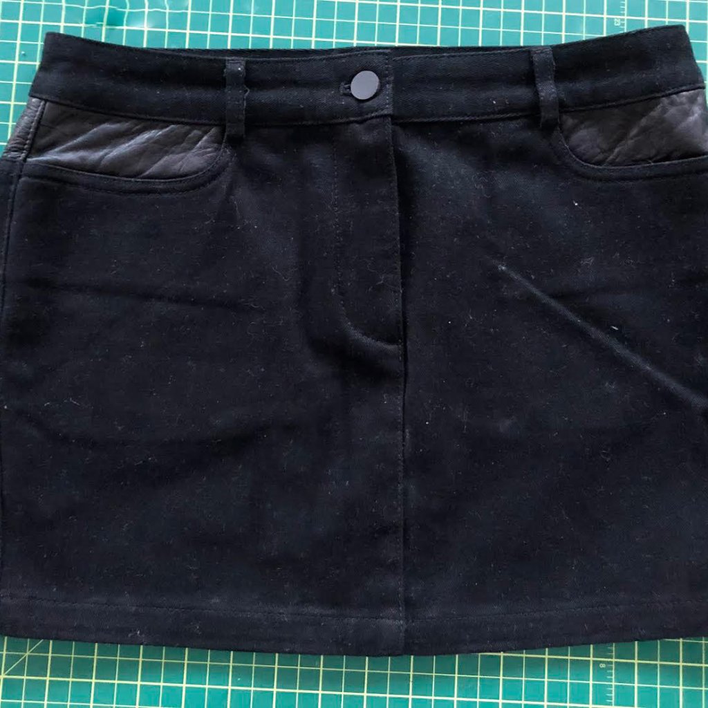 Alexander Wang Low Waist Mini Skirt
